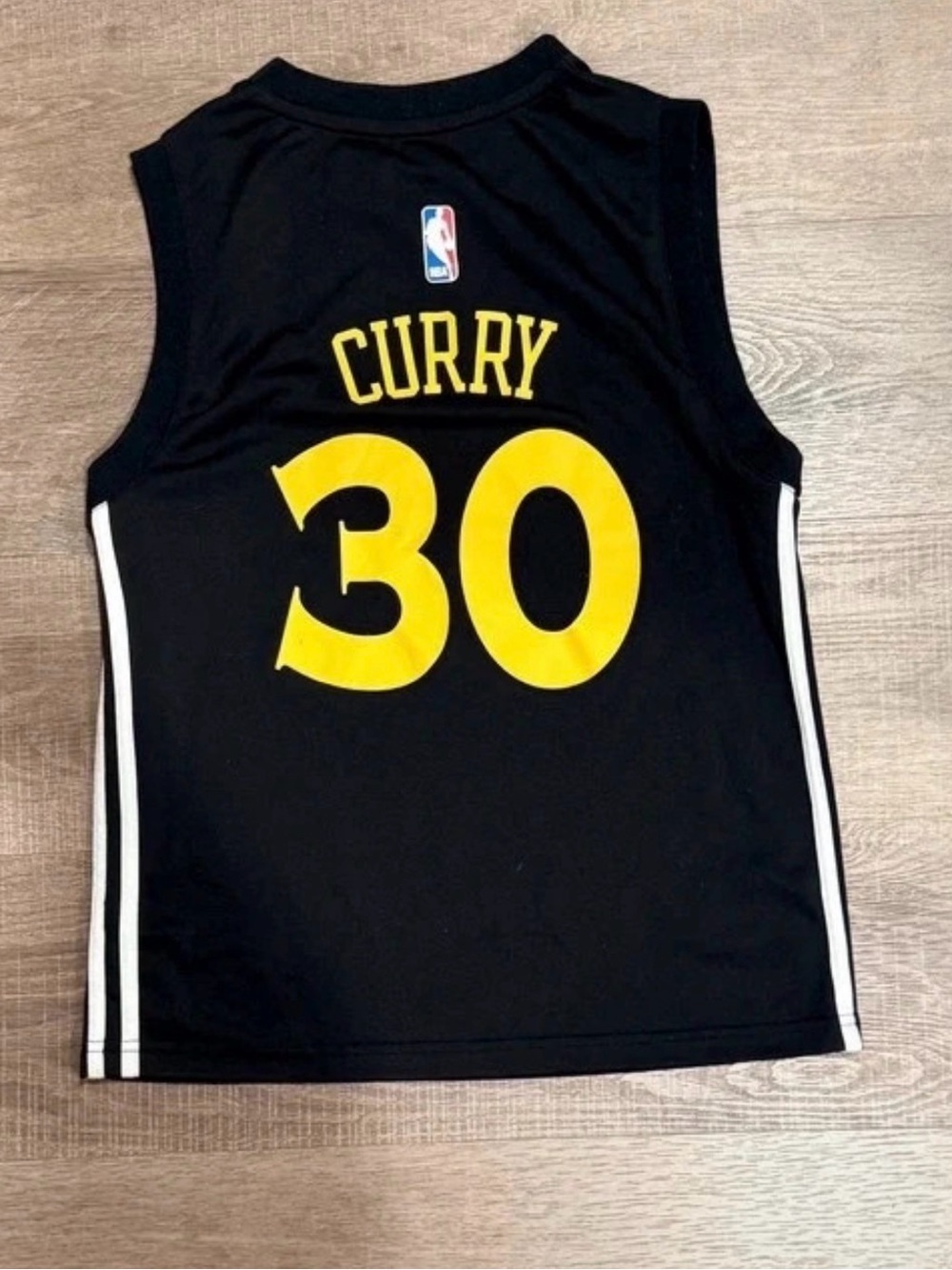 adidas Black & Yellow Golden State Warriors Steph Curry women’s Jersey